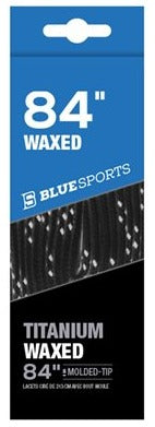 Blue Sports Waxed Laces