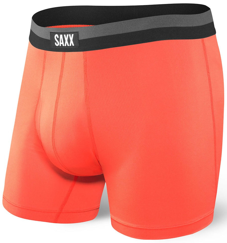 SAXX Sport Mesh Boxer Brief Fly Orange