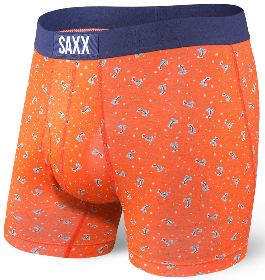 SAXX Ultra Boxer Brief Orange Palm-Fetti