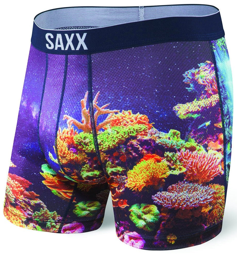 SAXX Volt Boxer Brief Galactic Coral –