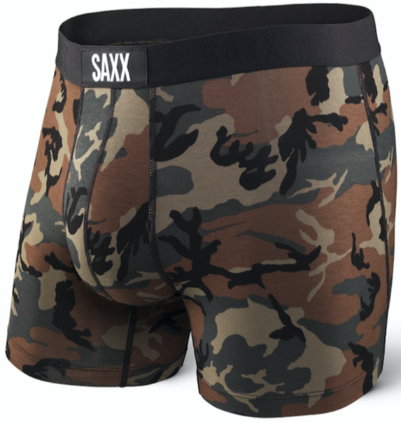 SAXX Vibe Boxer Modern Fit Woodland Camo –