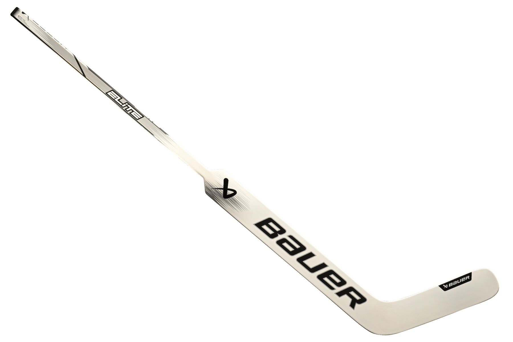 Bauer Elite 2023 Intermediate Goalie Stick (White/Black)