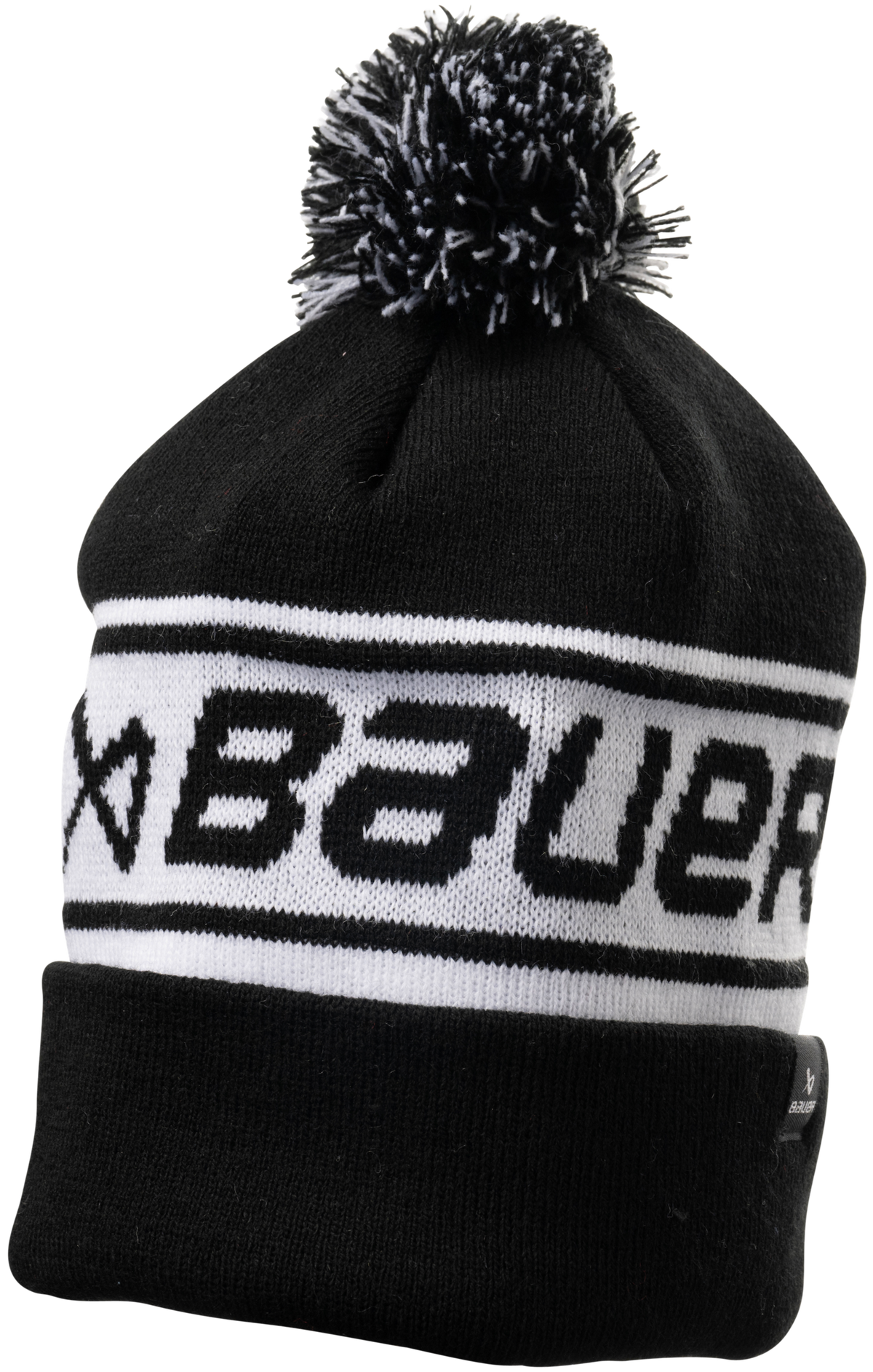 Bauer Tuque d'Équipe Côtellée à Pompom Adulte