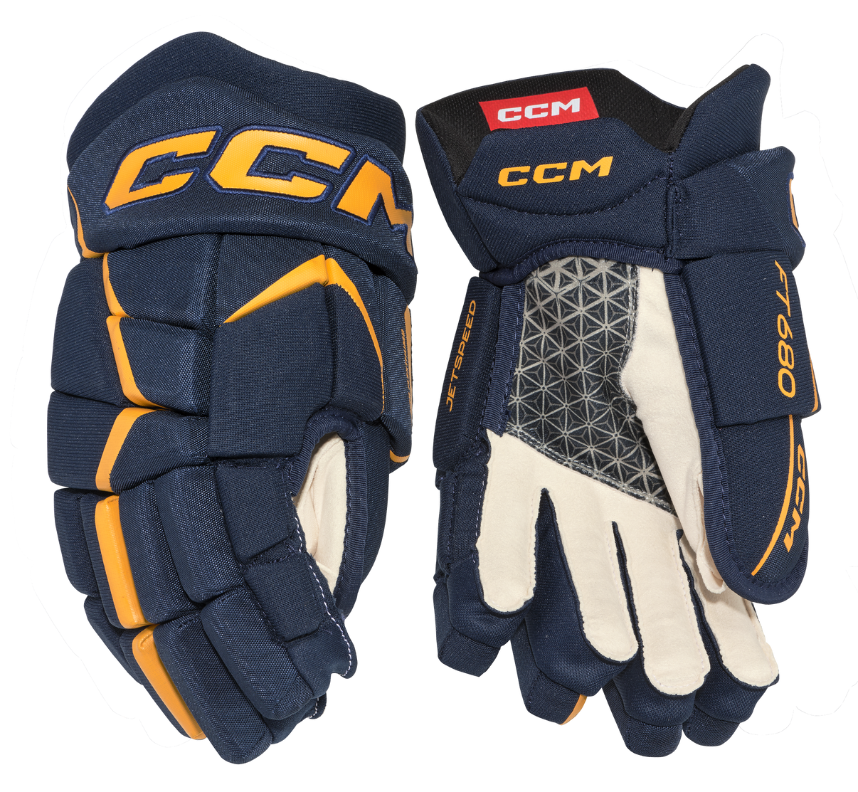 CCM JetSpeed FT680 Senior Hockey Gloves - CCM