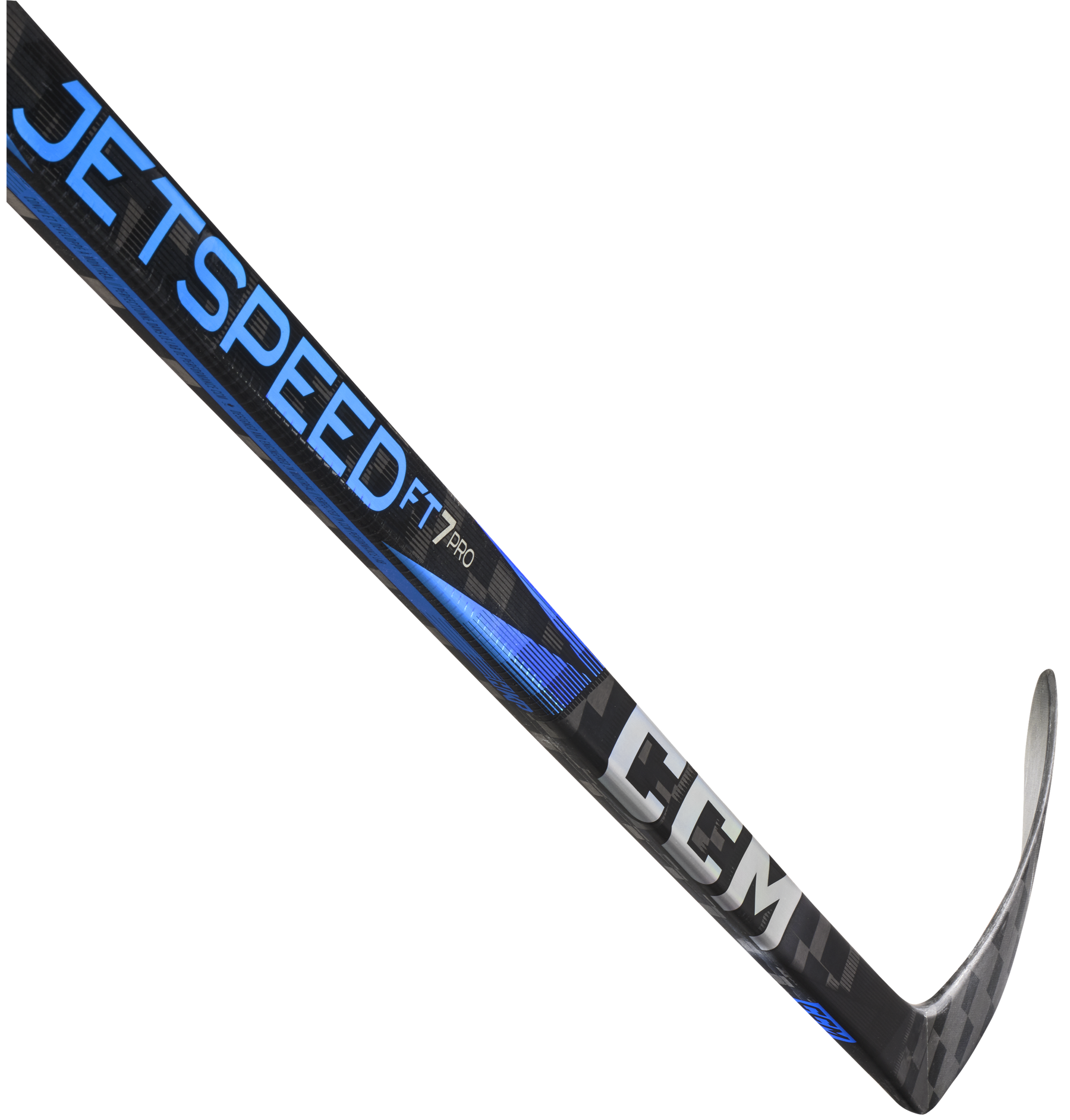 CCM JetSpeed FT7 Pro Junior Hockey Stick (Blue)