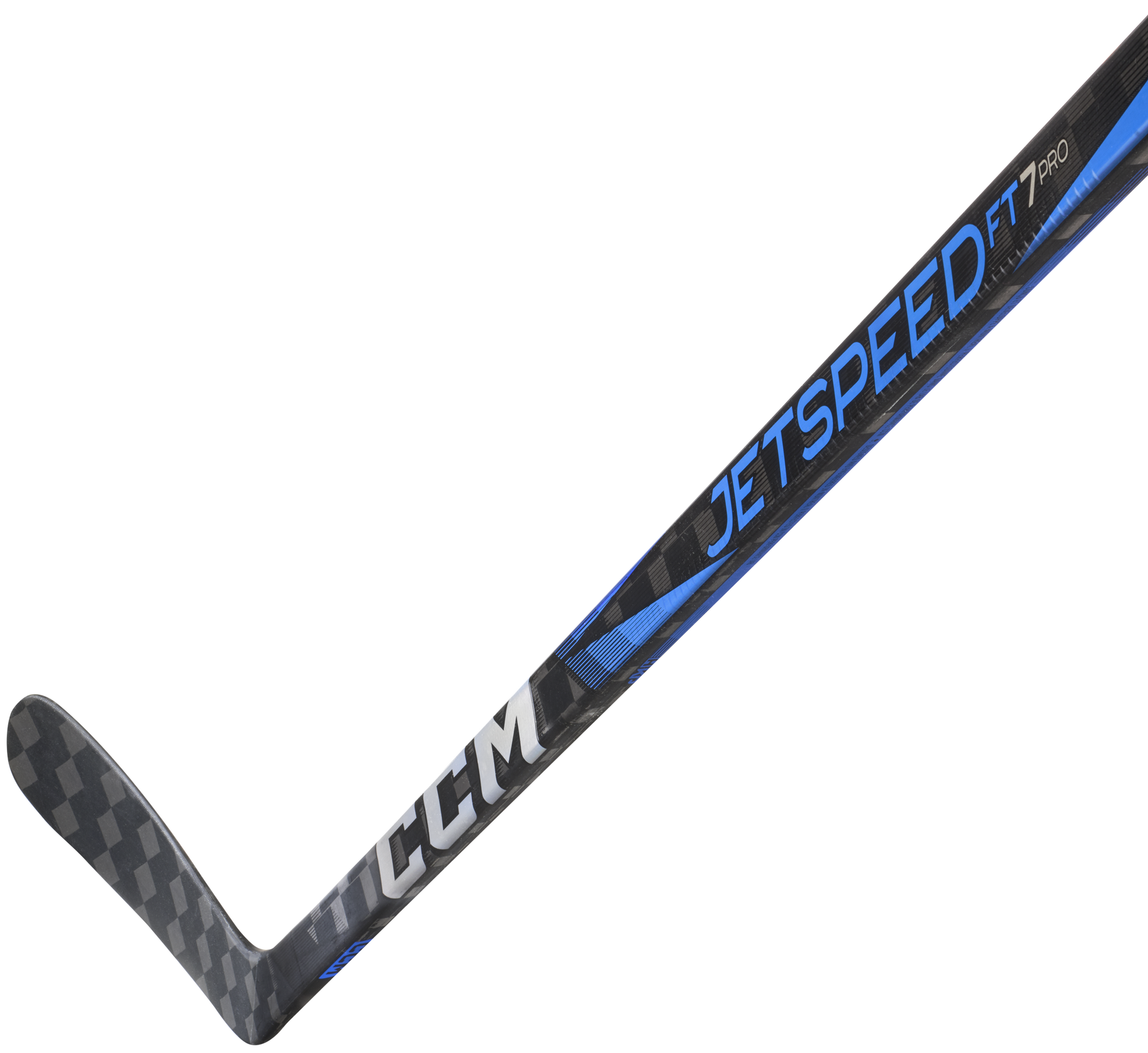 CCM JetSpeed FT7 Pro Junior Hockey Stick (Blue)