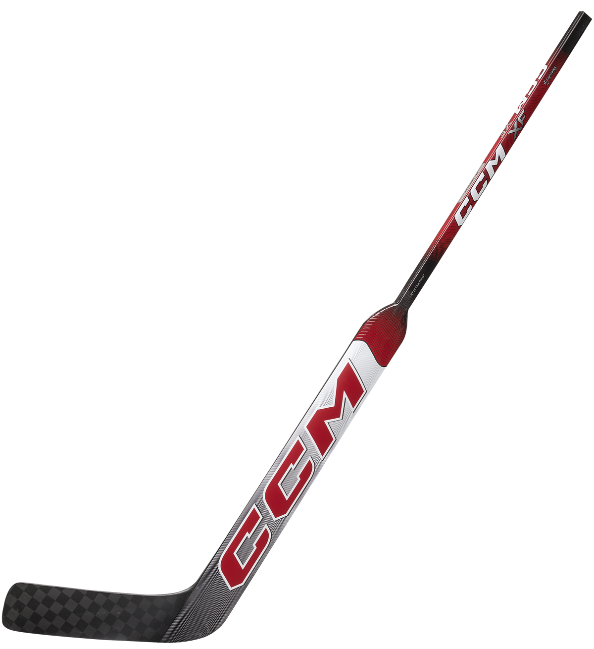 CCM XF Bâton de Gardien Intermédiaire (Blanc/Rouge)