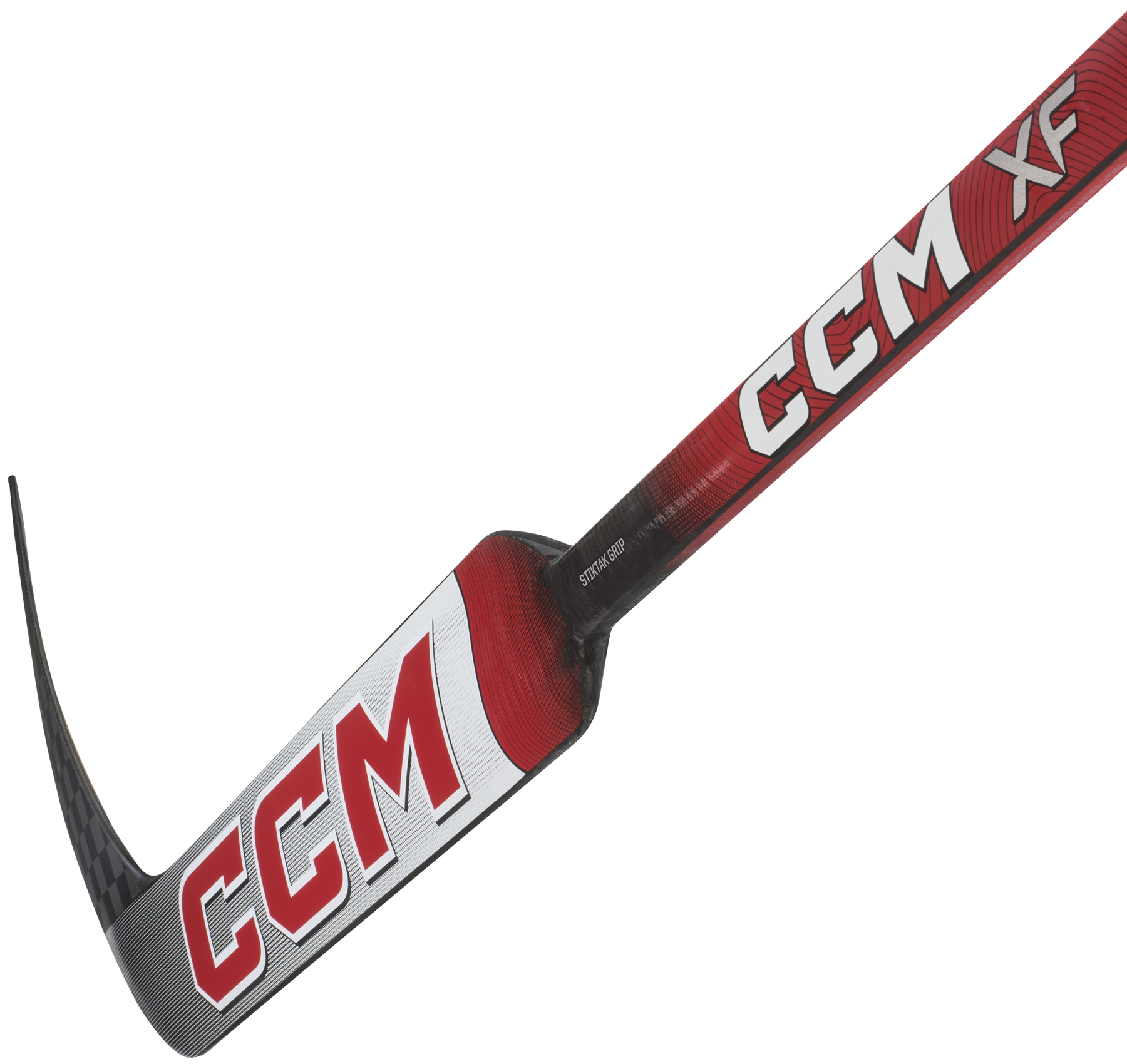 CCM XF Senior Goalie Stick (White/Red)