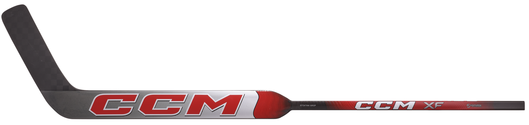 CCM XF Bâton de Gardien Intermédiaire (Blanc/Rouge)