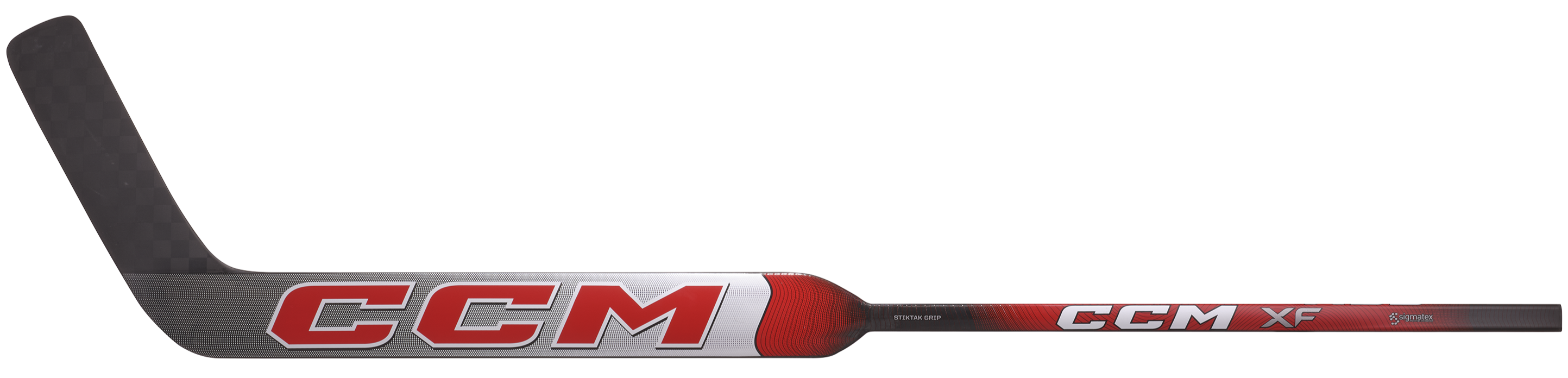 CCM XF Senior Goalie Stick (White/Red)