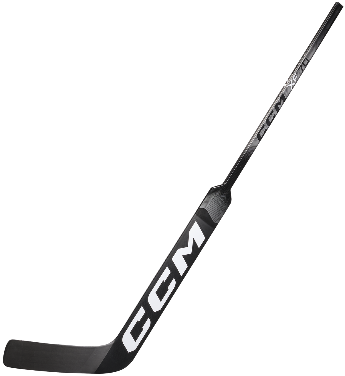 CCM XF70 Intermediate Goalie Stick (Black/Ice Grey) - CCM