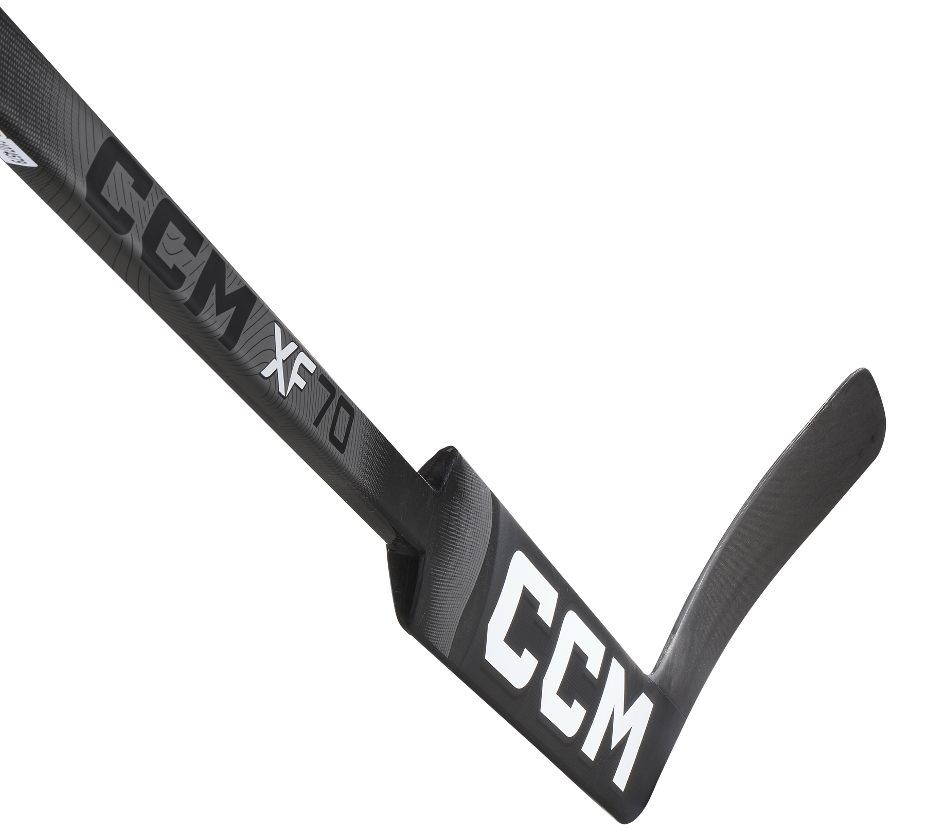 CCM XF70 Intermediate Goalie Stick (Black/Ice Grey)