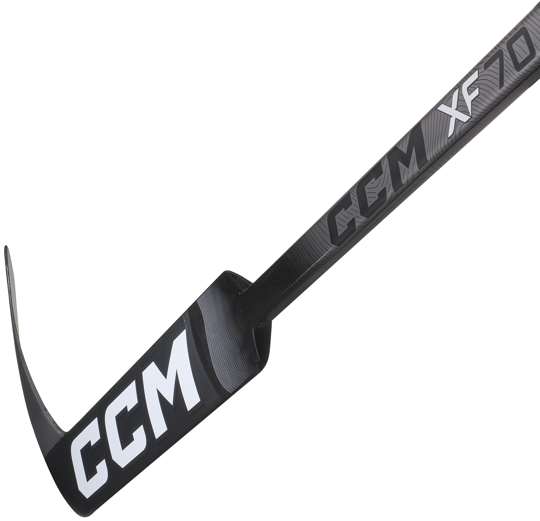 CCM XF70 Bâton de Gardien Intermédiaire (Noir/Gris Glacé)