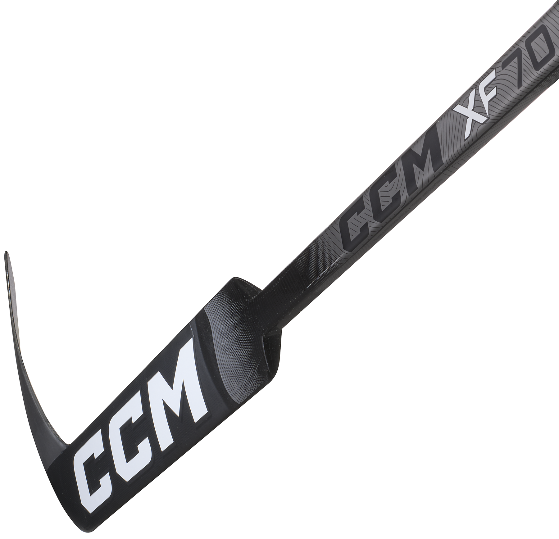 CCM XF70 Senior Goalie Stick (Black/Ice Grey)