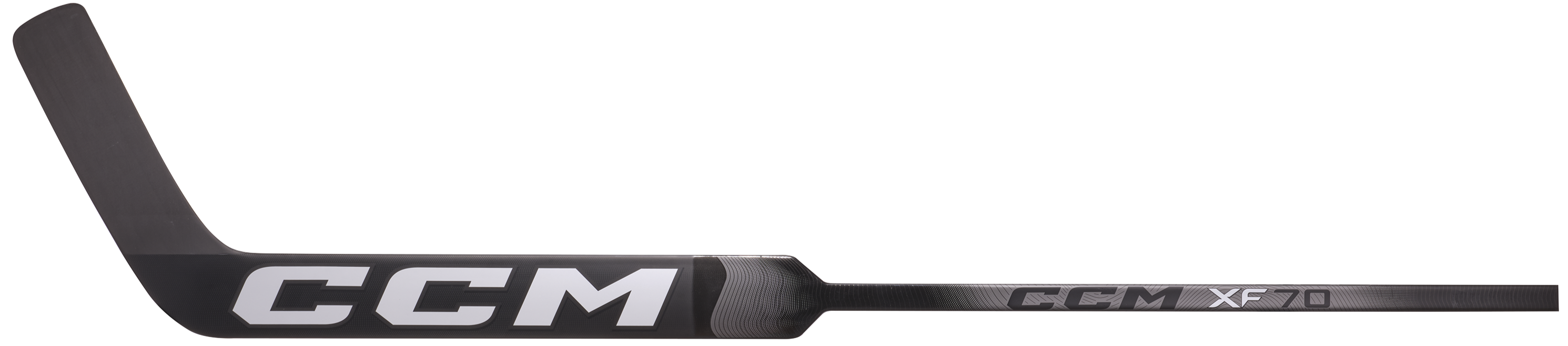 CCM XF70 Intermediate Goalie Stick (Black/Ice Grey)