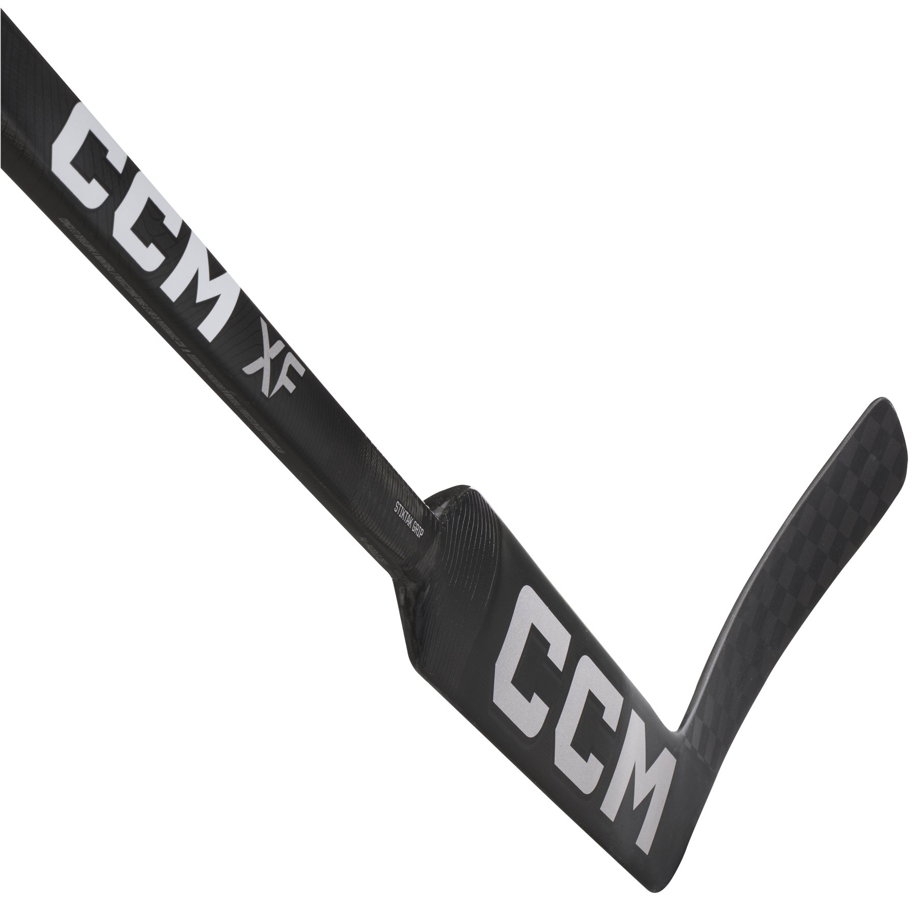 CCM XF Intermediate Goalie Stick (Black/Ice Grey)