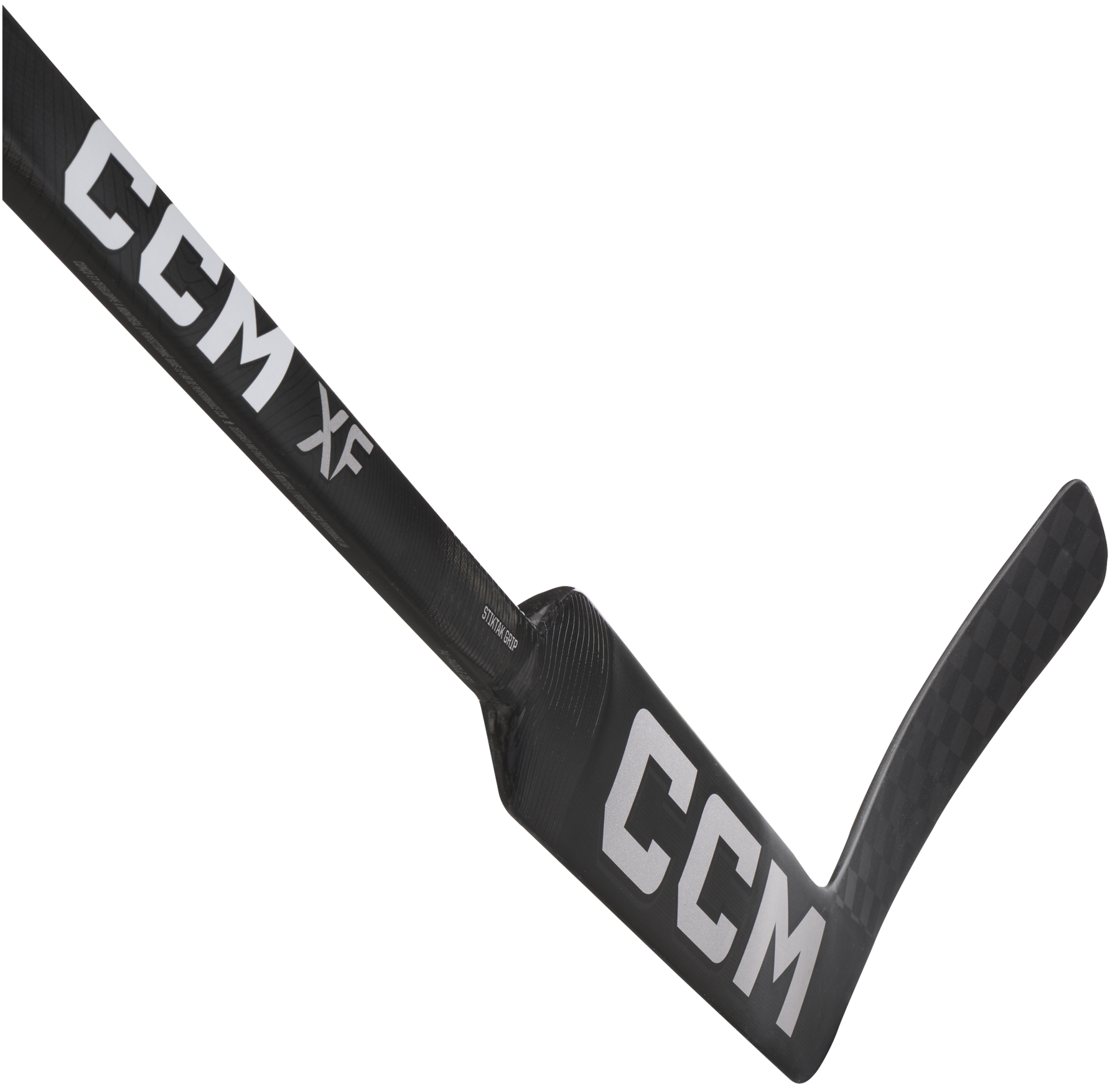 CCM XF Bâton de Gardien Junior (Noir/Gris Glacé)