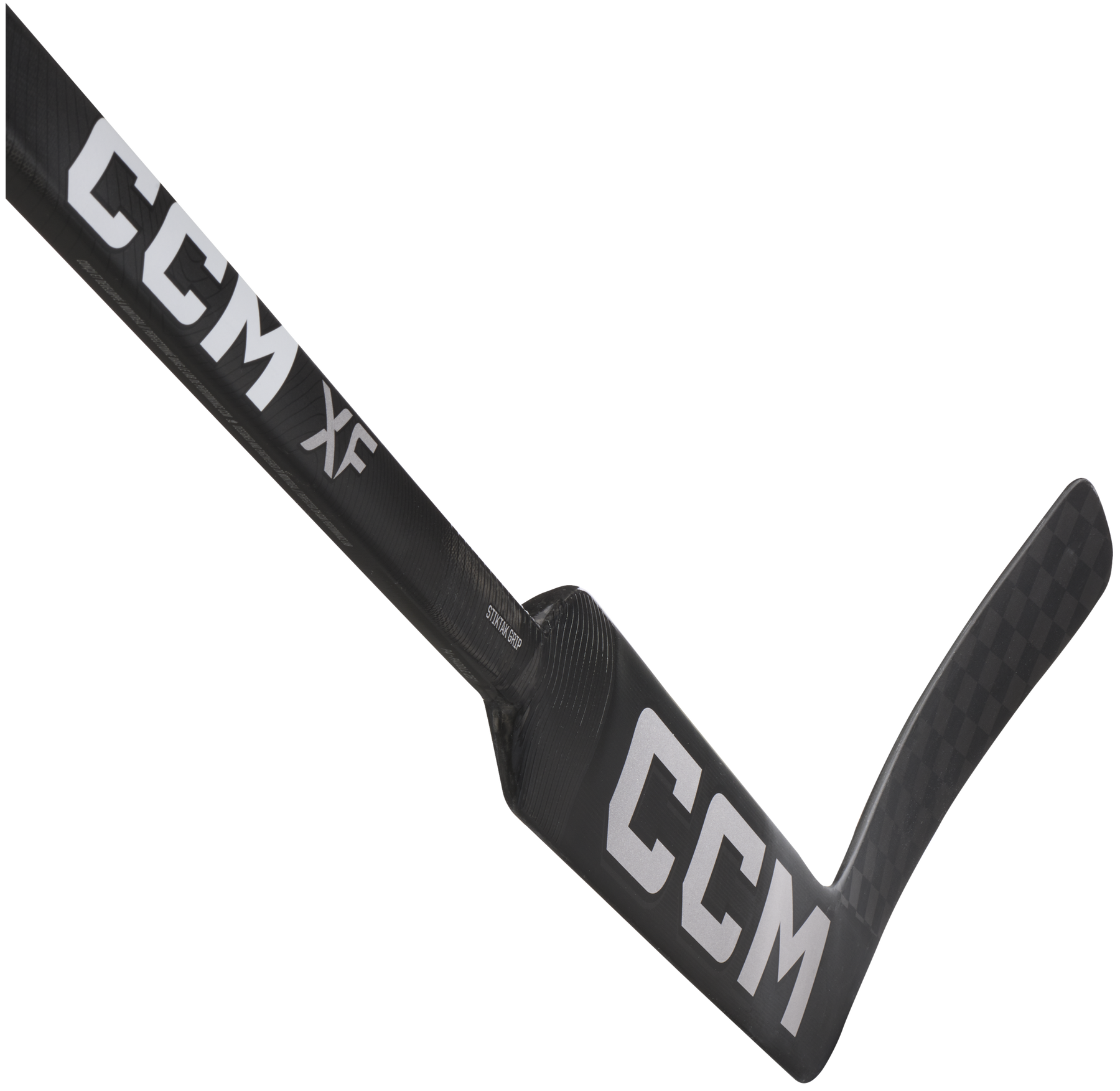 CCM XF Bâton de Gardien Senior (Noir/Gris Glacé)