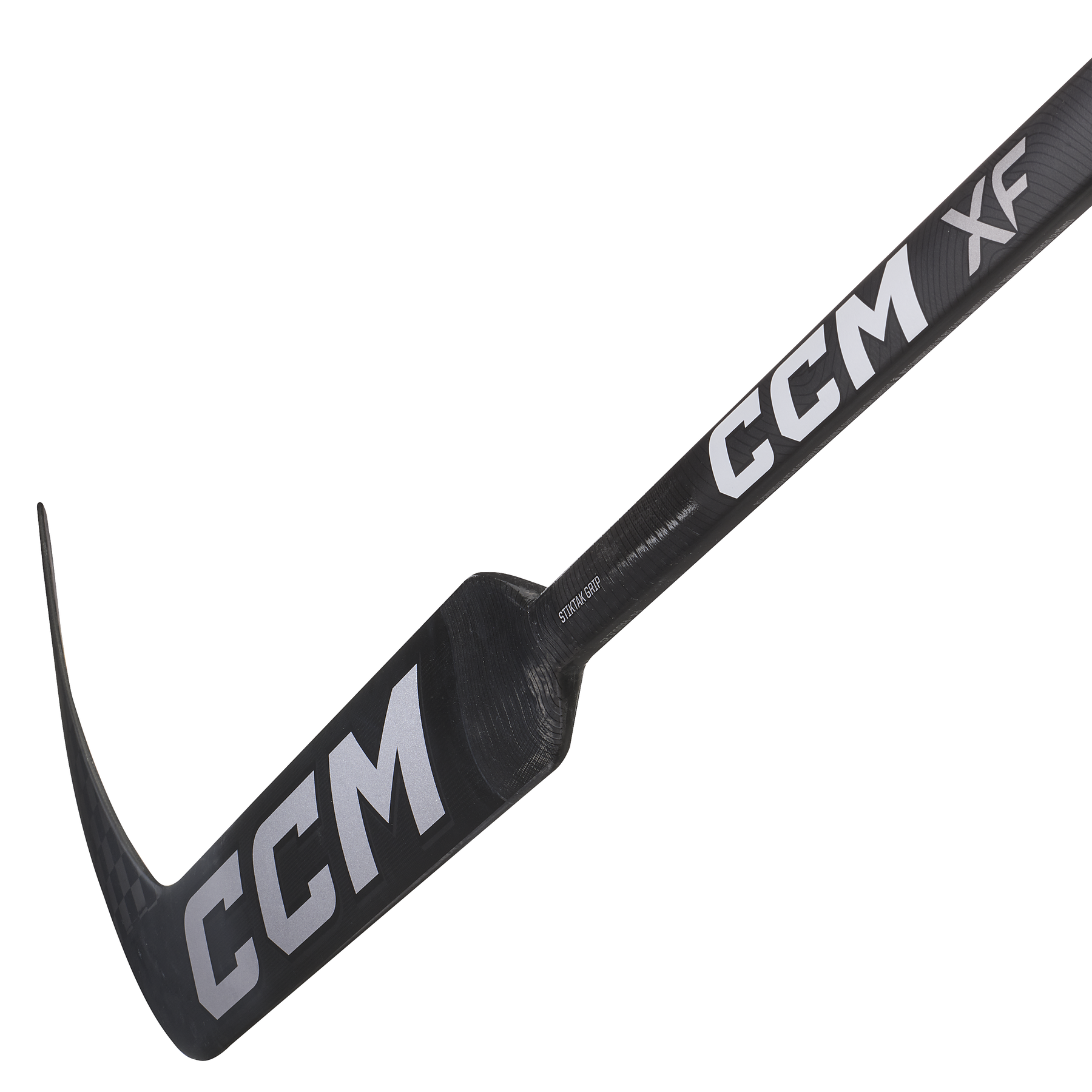 CCM XF Bâton de Gardien Intermédiaire (Noir/Gris Glacé)