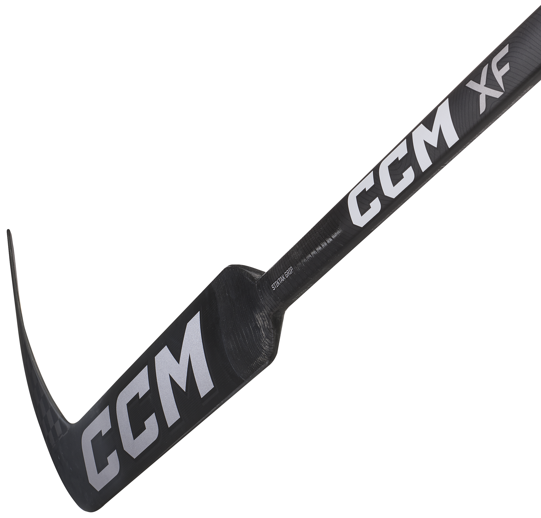 CCM XF Bâton de Gardien Senior (Noir/Gris Glacé)