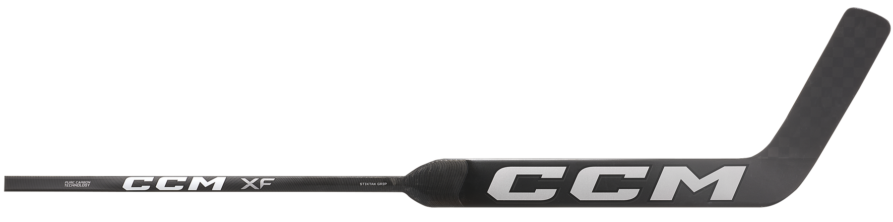 CCM XF Bâton de Gardien Intermédiaire (Noir/Gris Glacé)