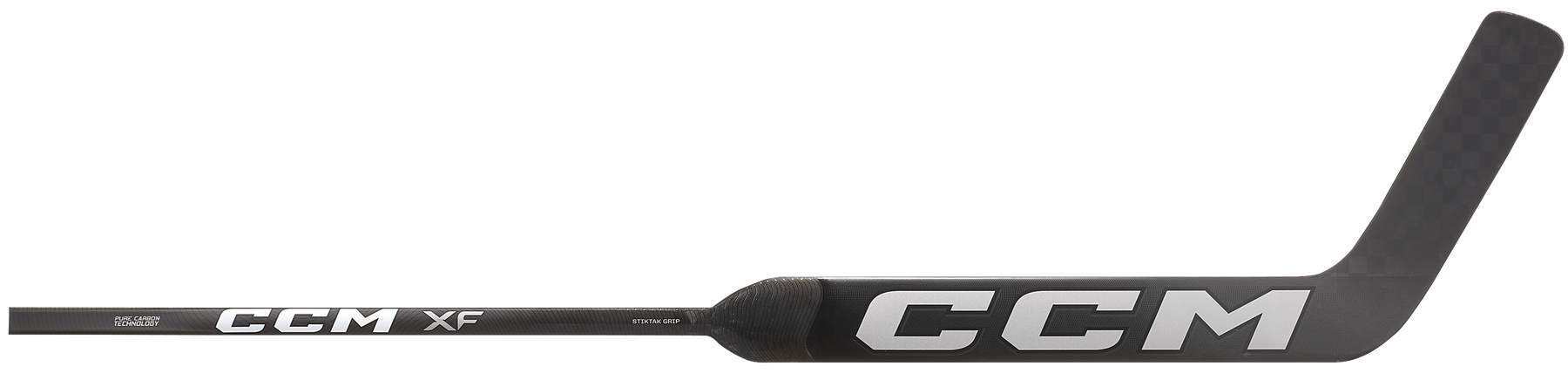 CCM XF Bâton de Gardien Junior (Noir/Gris Glacé)