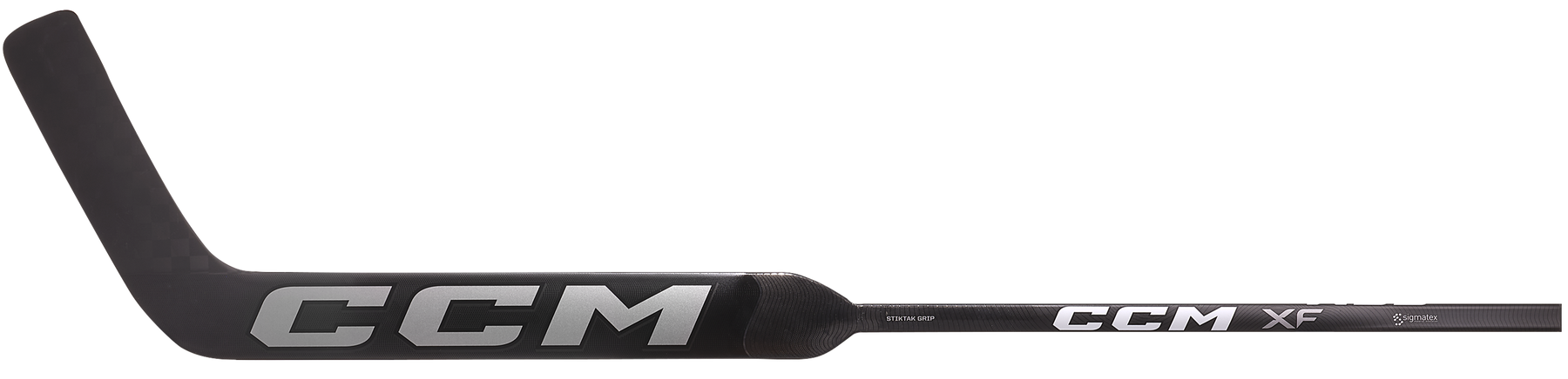 CCM XF Bâton de Gardien Junior (Noir/Gris Glacé)