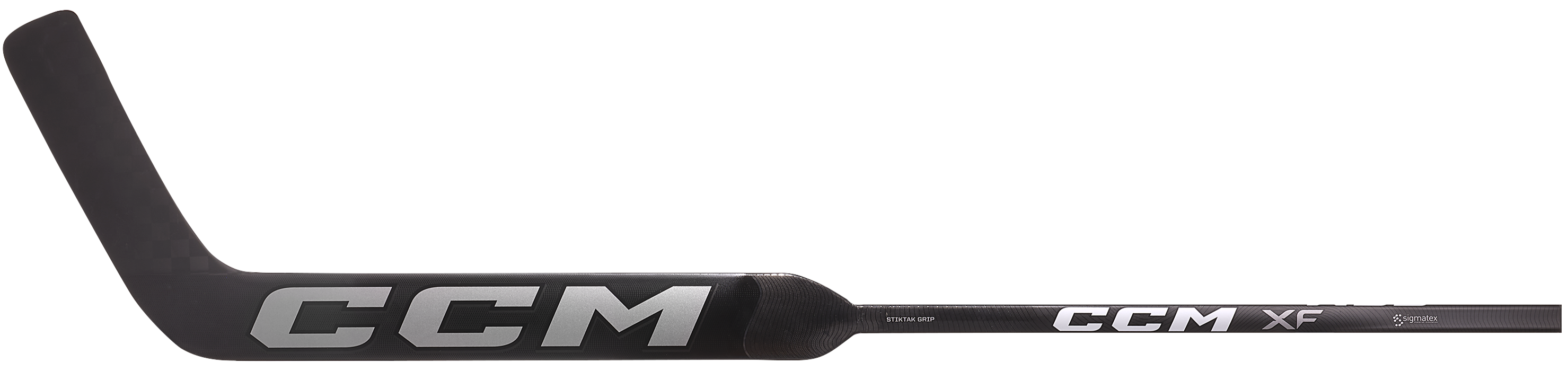 CCM XF Bâton de Gardien Junior (Noir/Gris Glacé)