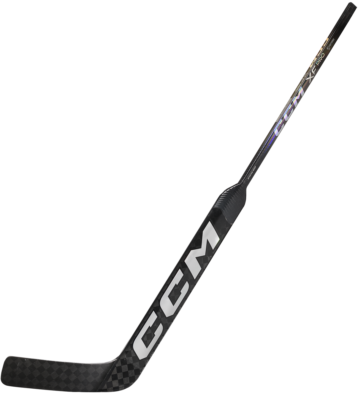 CCM XF Pro Intermediate Goalie Stick (Black/Ice Grey) - CCM