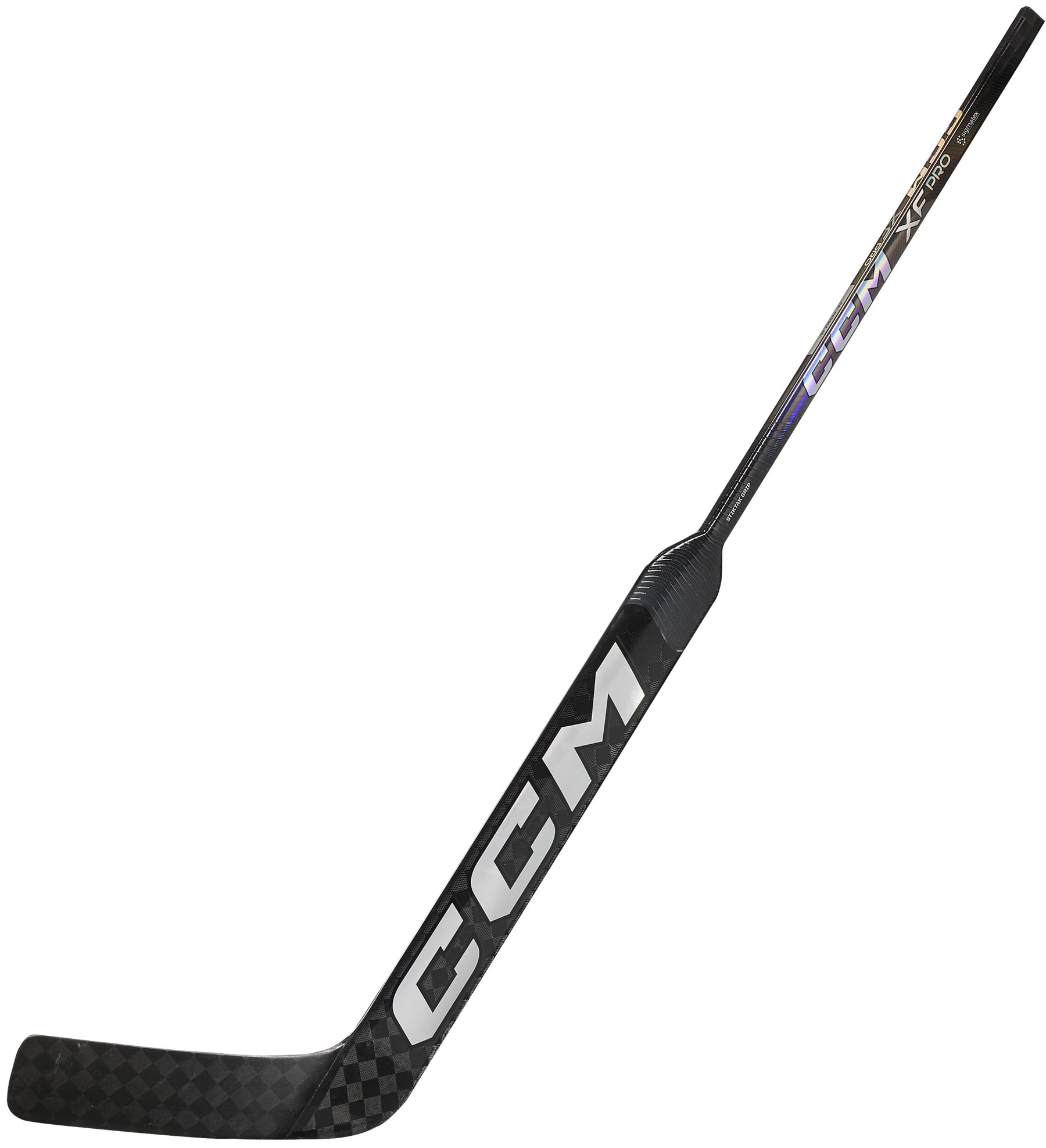 CCM XF Pro Bâton de Gardien Senior (Noir/Gris Glacé)