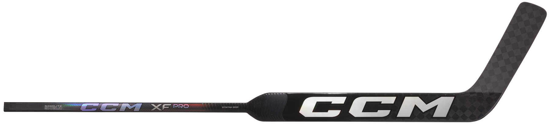 CCM XF Pro Intermediate Goalie Stick (Black/Ice Grey)