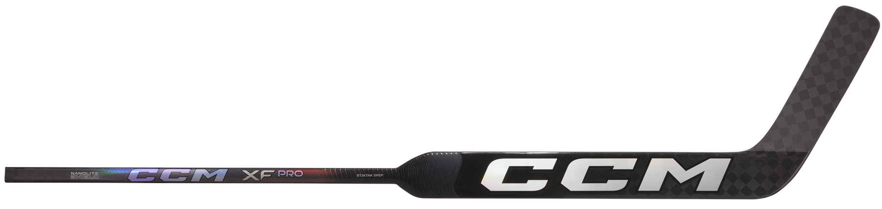 CCM XF Pro Bâton de Gardien Senior (Noir/Gris Glacé)