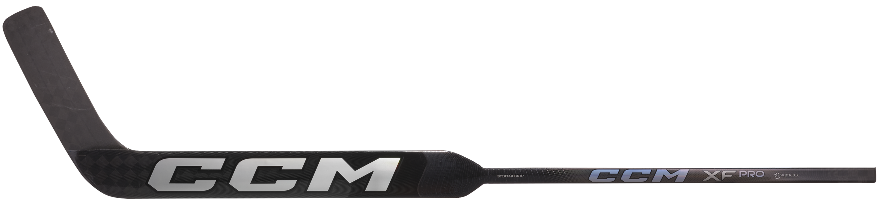 CCM XF Pro Bâton de Gardien Senior (Noir/Gris Glacé)