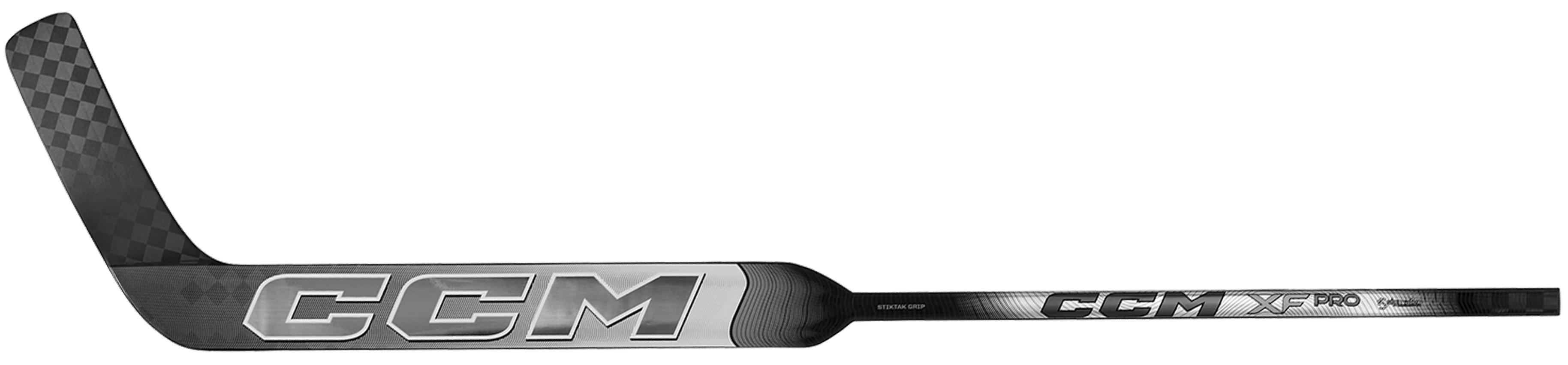 CCM XF Pro Bâton de Gardien Senior (Blanc/Gris Glacé)