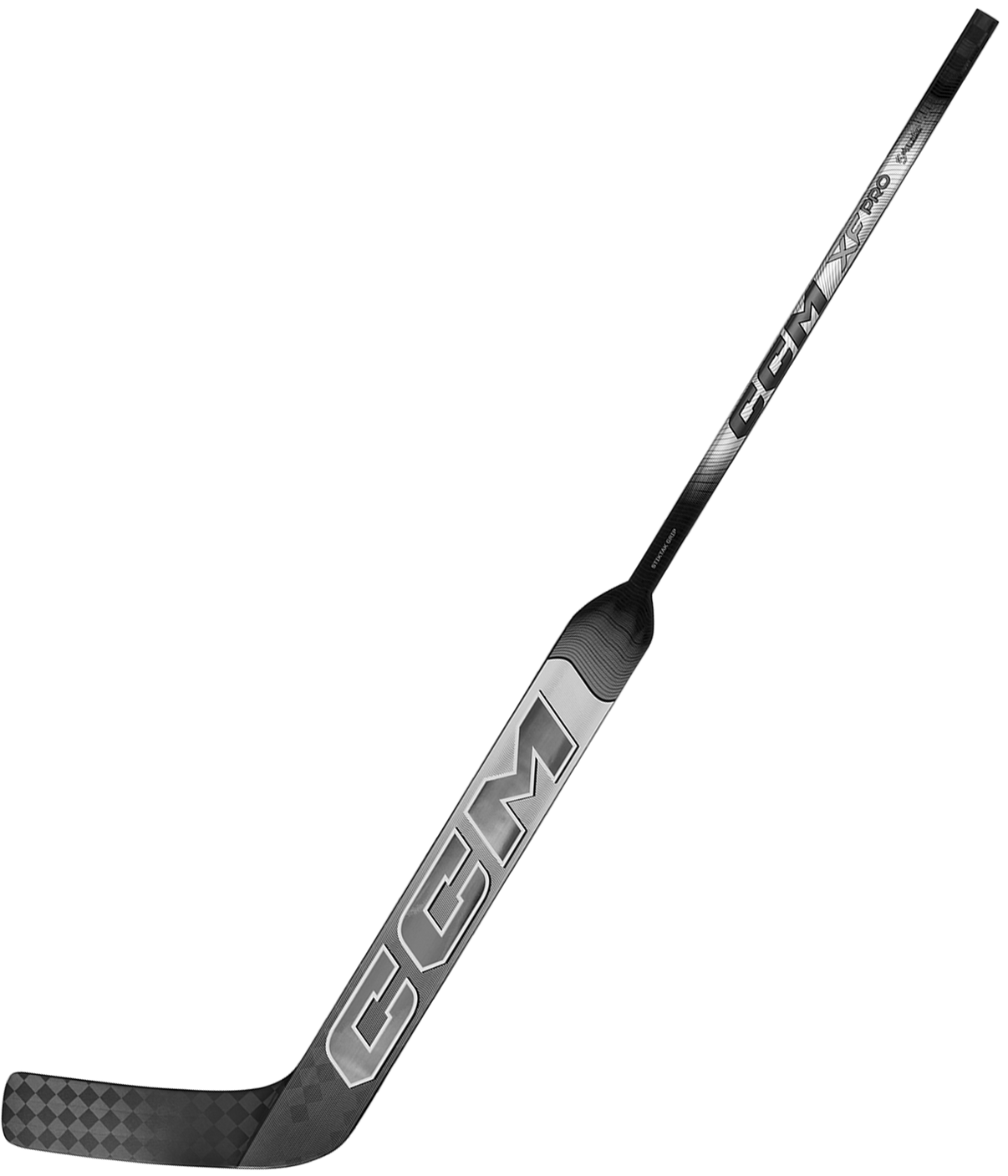 CCM XF Pro Intermediate Goalie Stick (White/Ice Grey) - CCM