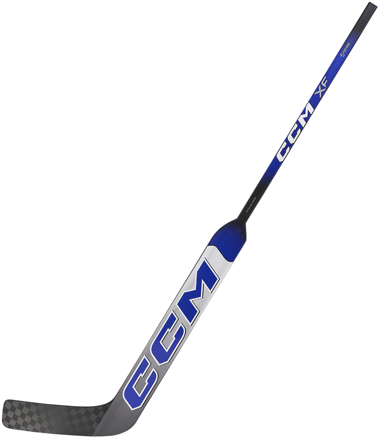 CCM XF Senior Goalie Stick (White/Royal) - CCM