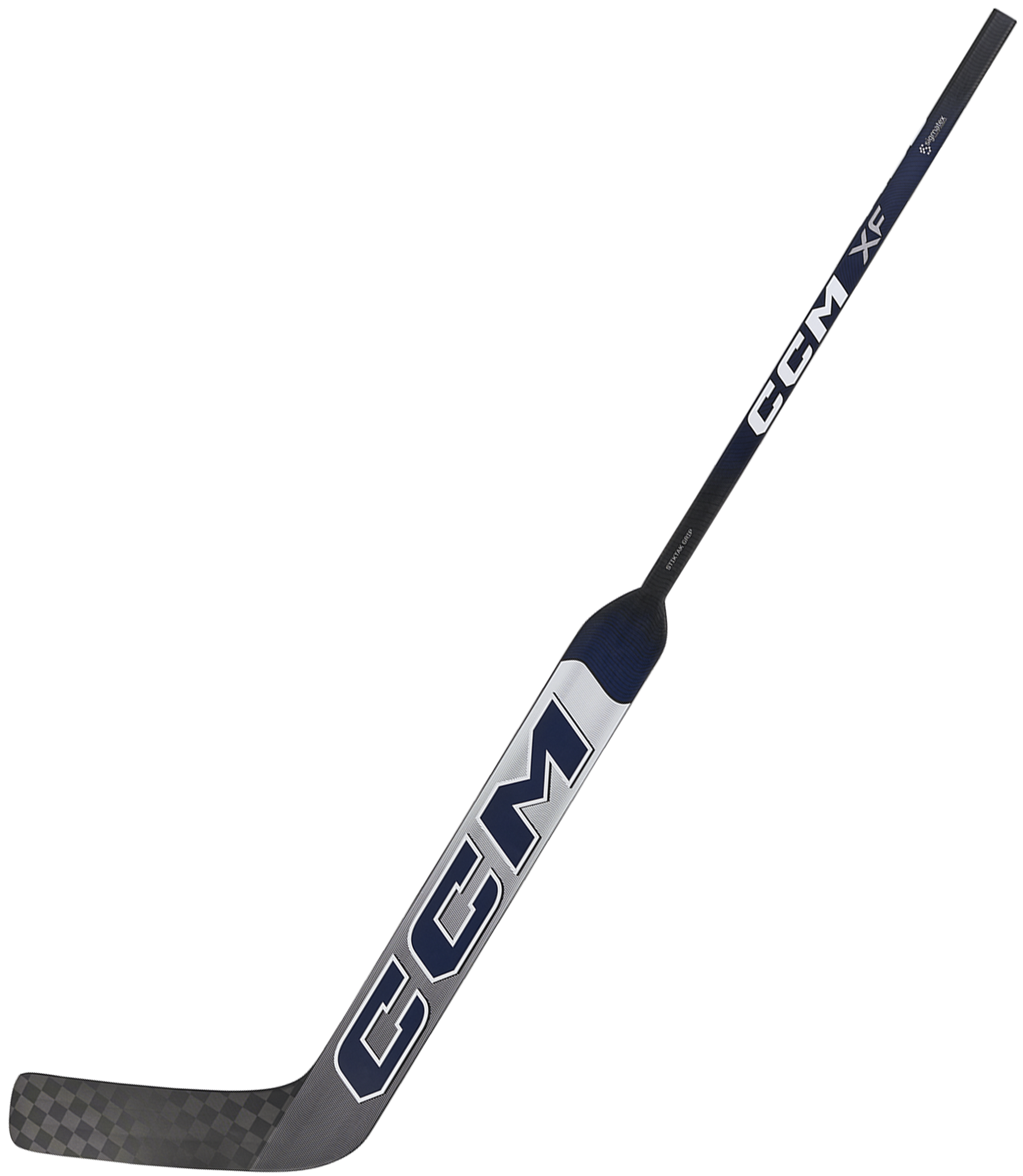 CCM XF Bâton de Gardien Intermédiaire (Blanc/Marine)