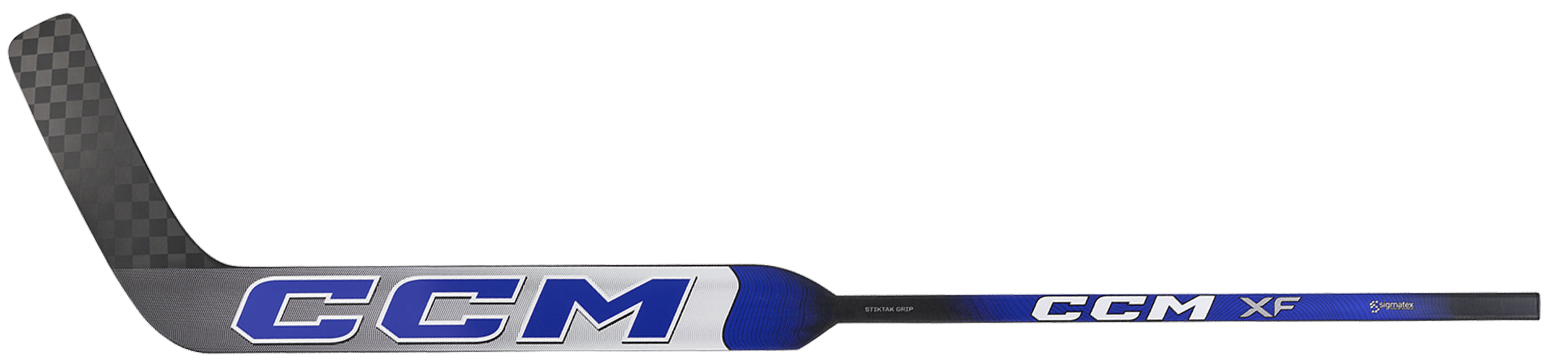 CCM XF Senior Goalie Stick (White/Royal)