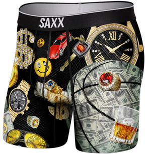SAXX Volt Caleçon Brief Money Baller Noir