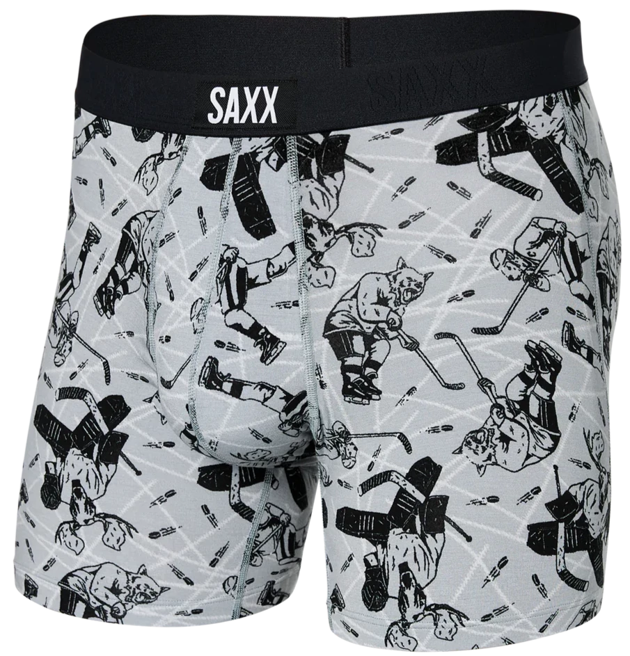 SAXX Vibe Boxer Brief Wild Slapshot Liner Grey