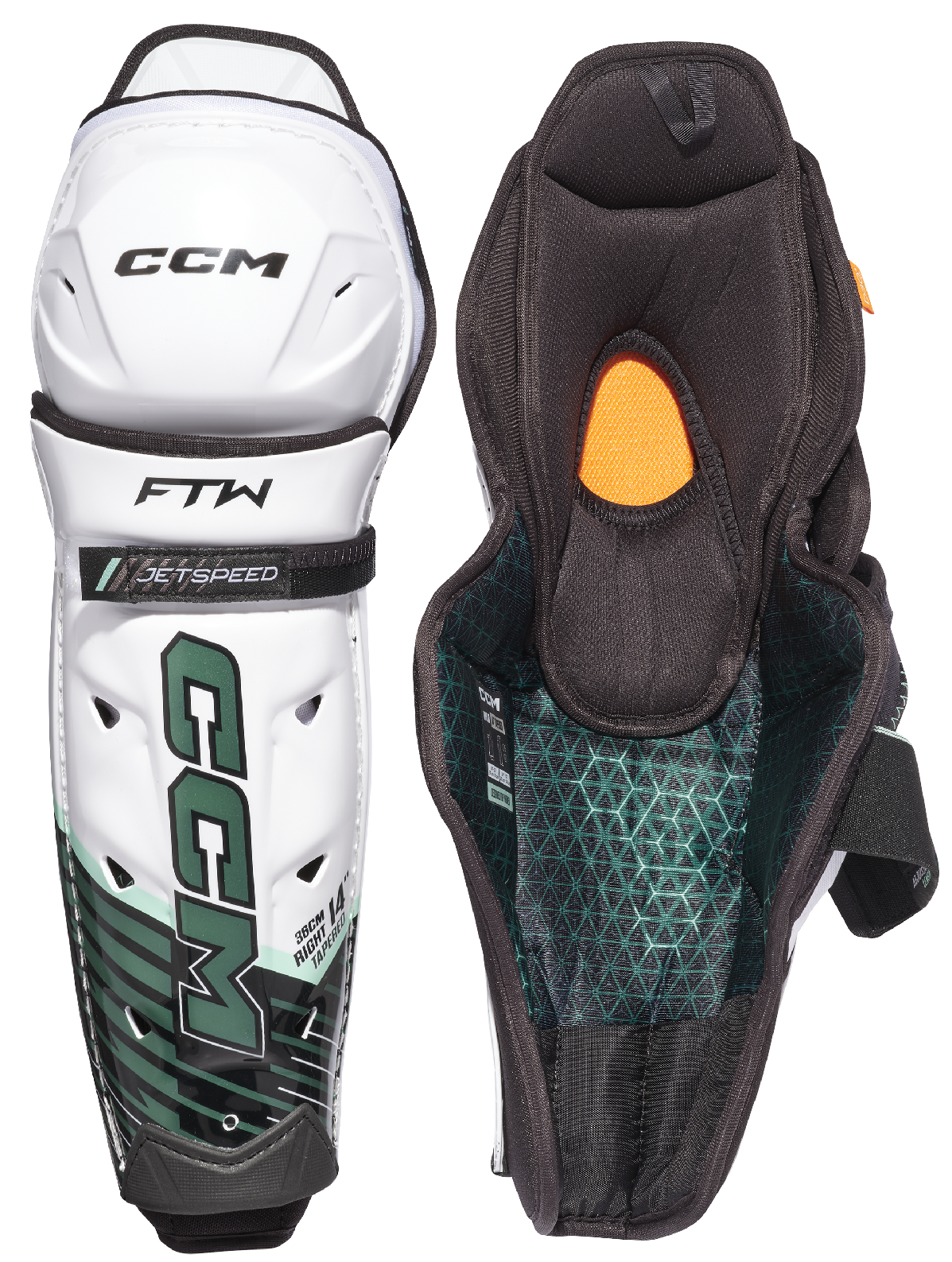 CCM Jetspeed FTW Senior Shin Guards - CCM