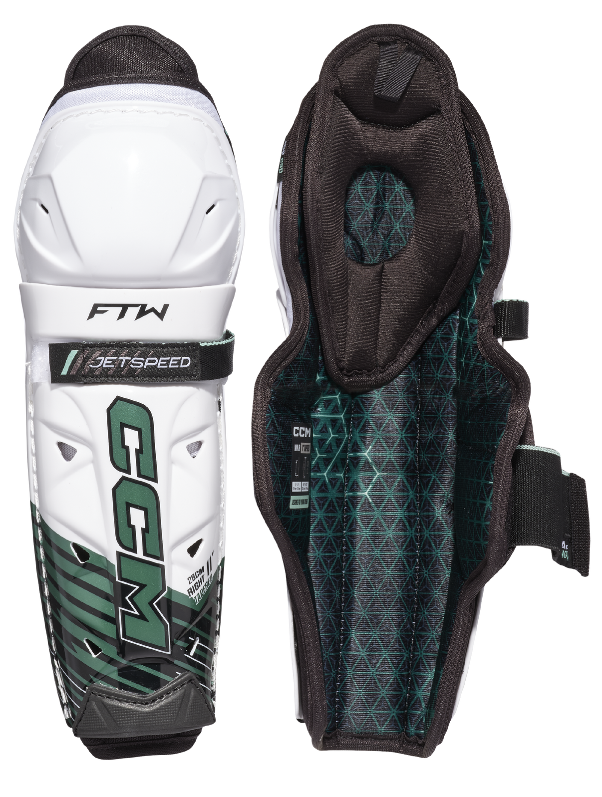 CCM Jetspeed FTW Junior Shin Guards - CCM