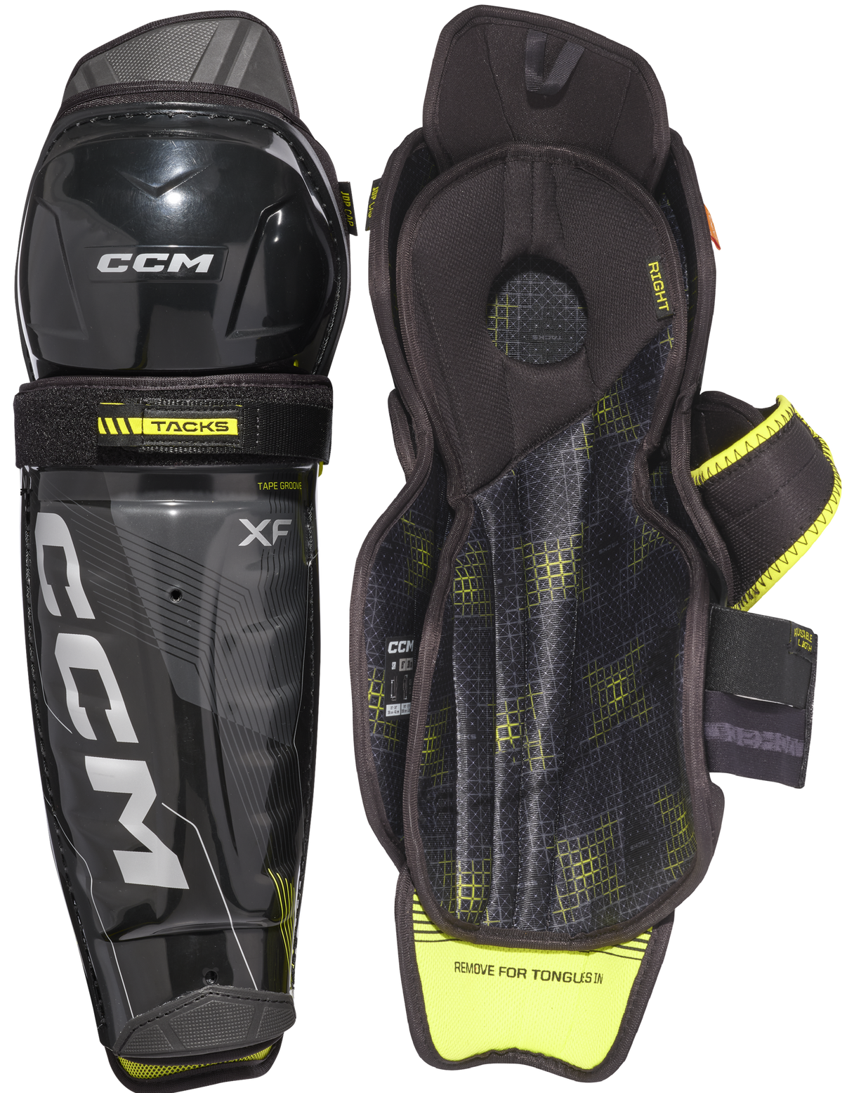 CCM Tacks XF Junior Shin Guards - CCM