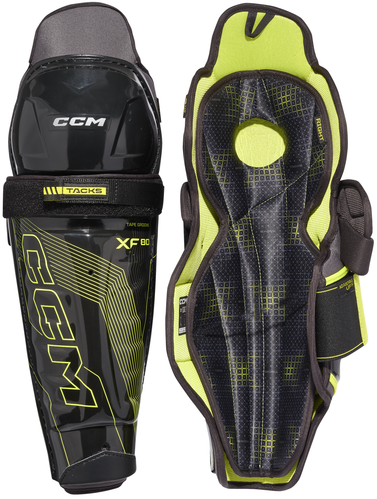 CCM Tacks XF80 Junior Shin Guards - CCM