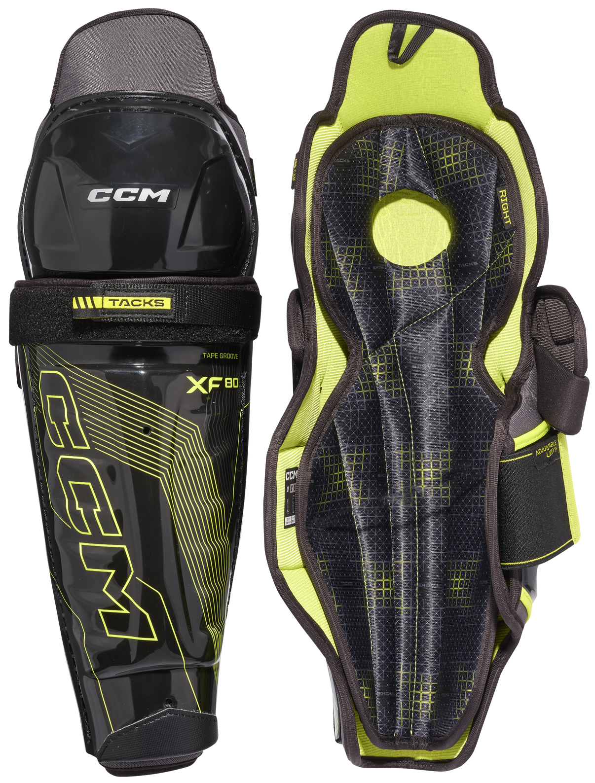 CCM Tacks XF80 Senior Shin Guards - CCM