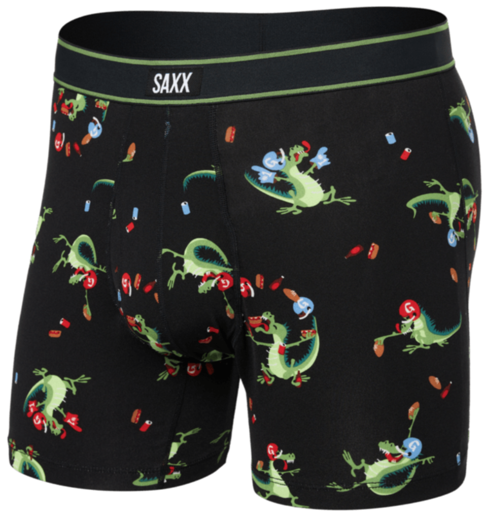 SAXX Daytripper Boxer Brief Fly Tailgators Black - SAXX