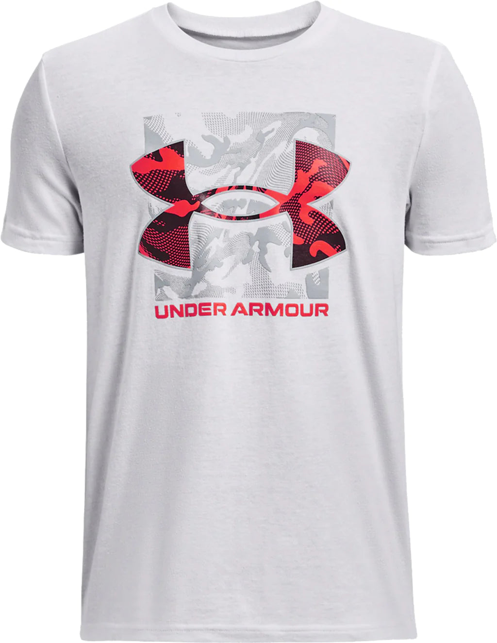 Under Armour Box Logo Camo Short Sleeve Youth
