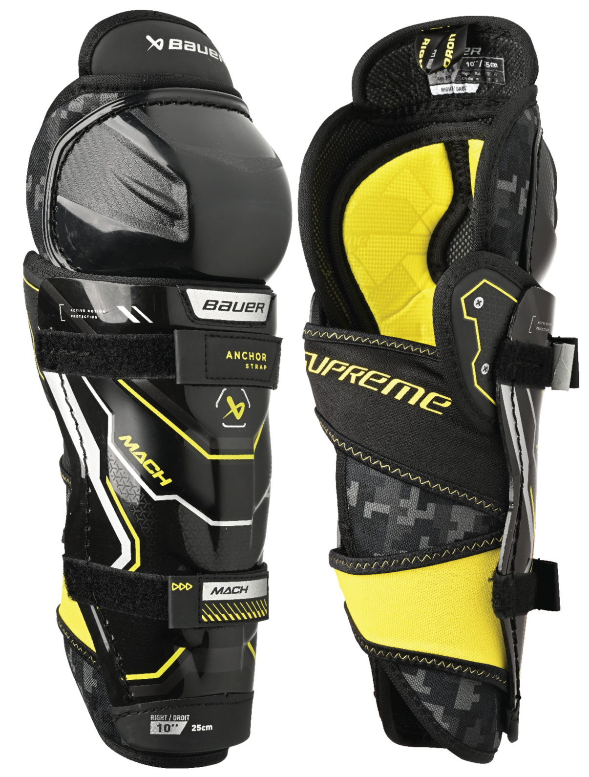 Bauer Supreme Mach Youth Shin Guards - Bauer