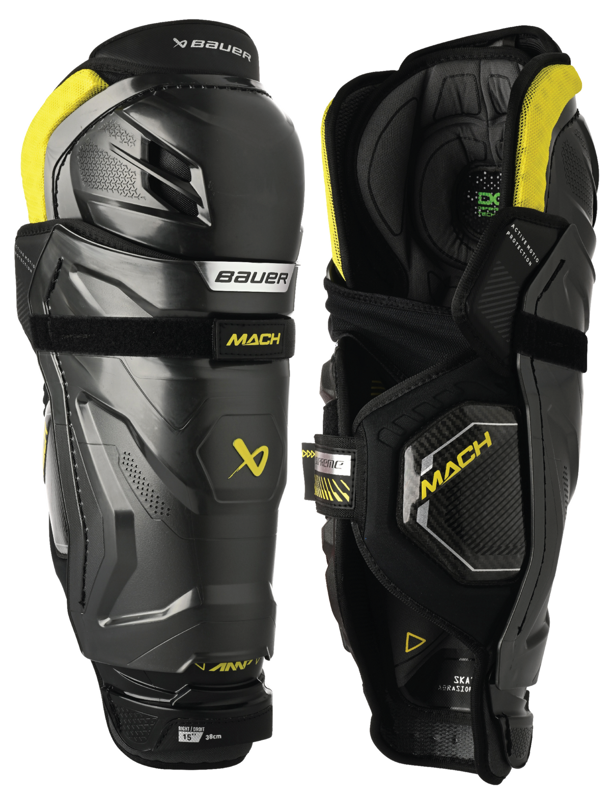 Bauer Supreme Mach Intermediate Shin Guards - Bauer