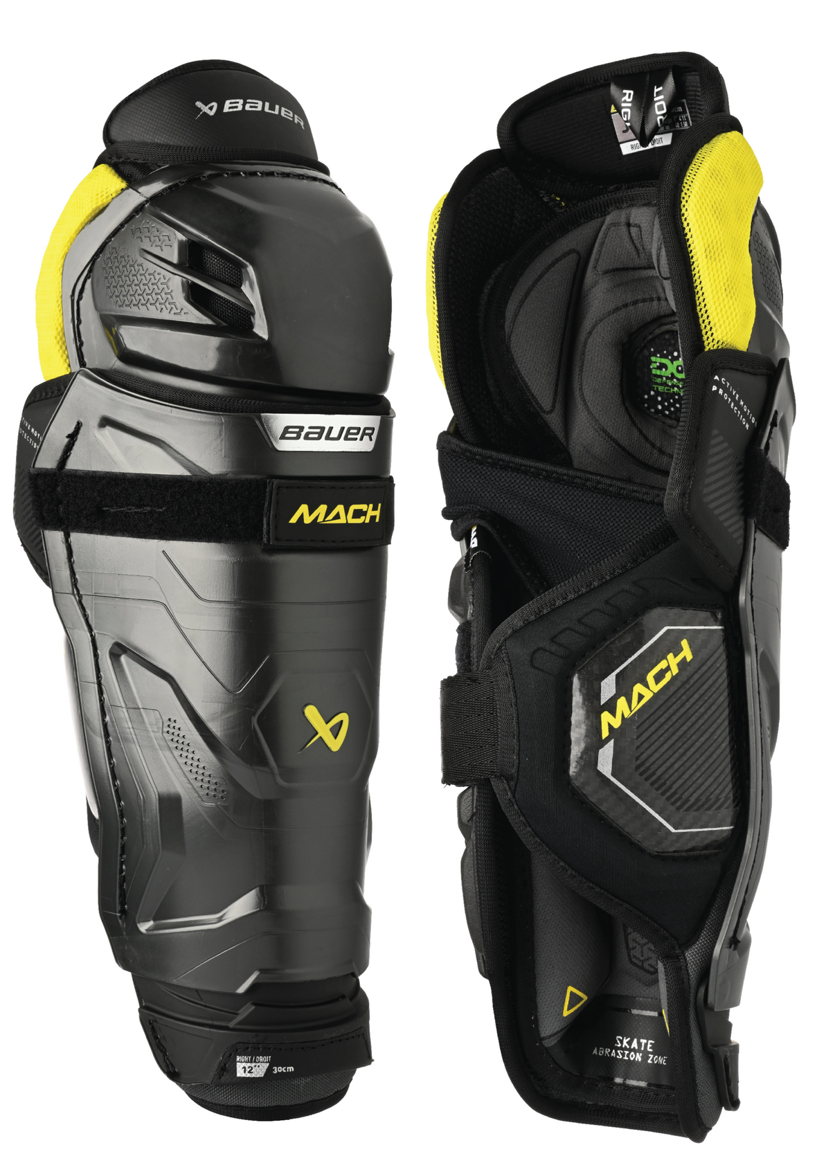 Bauer Supreme Mach Junior Shin Guards - Bauer